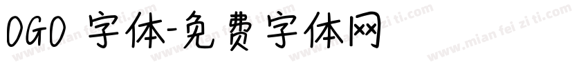 OGO 字体字体转换